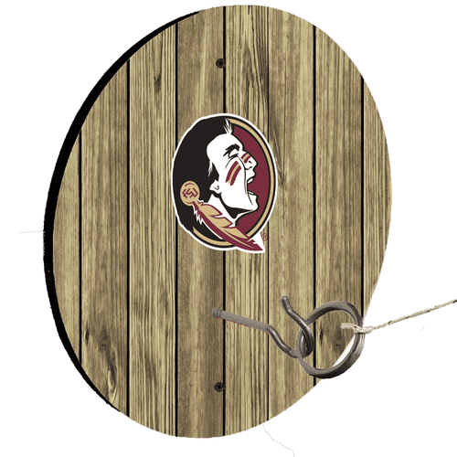 Florida State University Gold Ring Toss Lawn Game