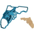 thumbnail image 1 of Florida State with Palm Trees Cookie Cutter - The Sunshine State USA Vacation Spring Break (0039) (6 Inch), 1 of 2