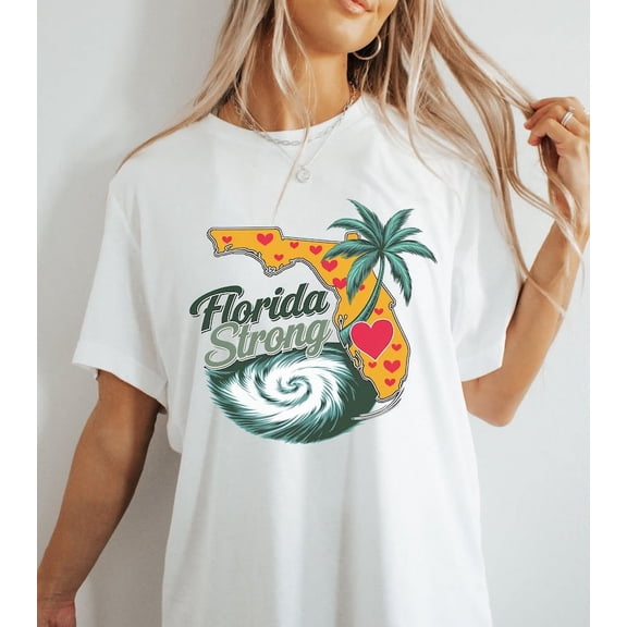 Florida Strong Unisex T-Shirt, Hurricane Milton Helene Survivor Tee, Florida Pride Shirt, Storm Survivor Shirt