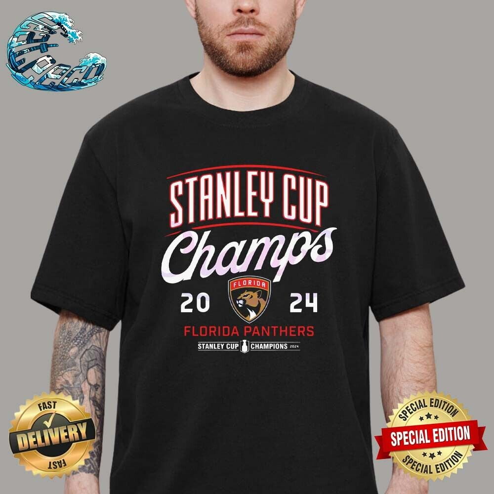Florida Team Panthers Stanley Cup 2024 Champs TShirt