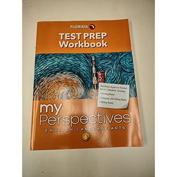 Pre-Owned Florida Test Prep Workbook My perspectives English Language Arts 6 Grade Paperback