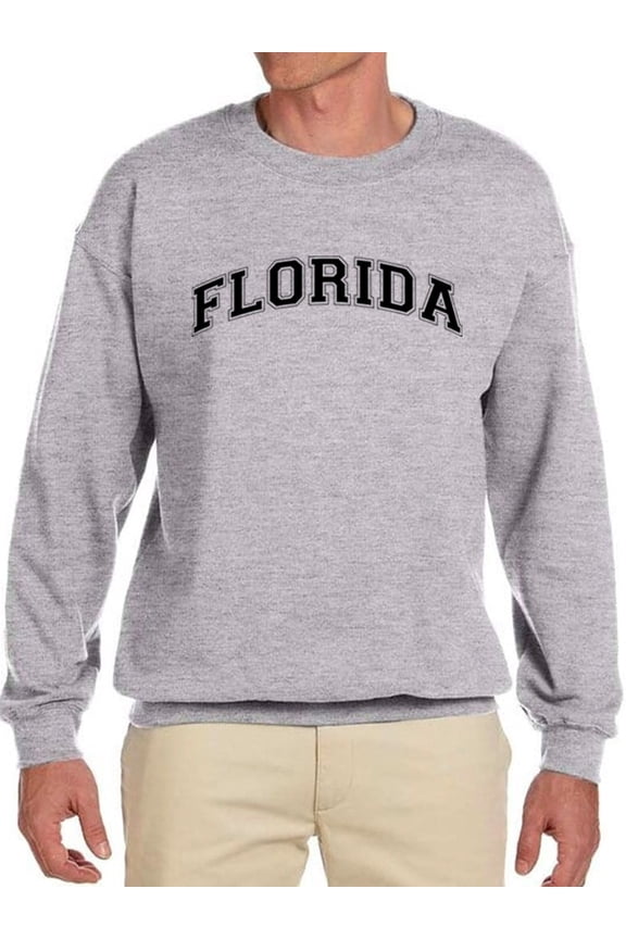 Florida, Text Men Sweatshirt, Male Large