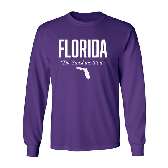 Florida The Sunshine State Adult Long Sleeve T-shirt