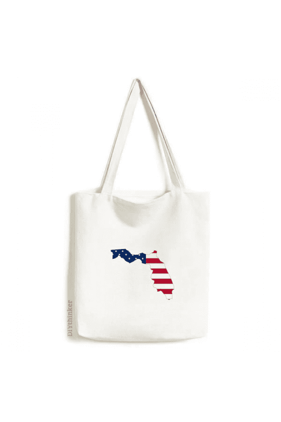 Florida Tote Canvas Bag Shopping Satchel Casual Handbag