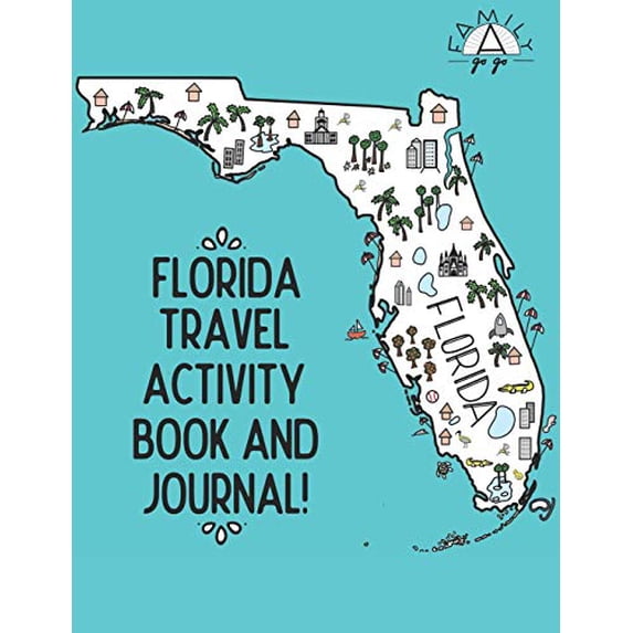 Pre-Owned Florida Travel Activity Book and Journal! Paperback