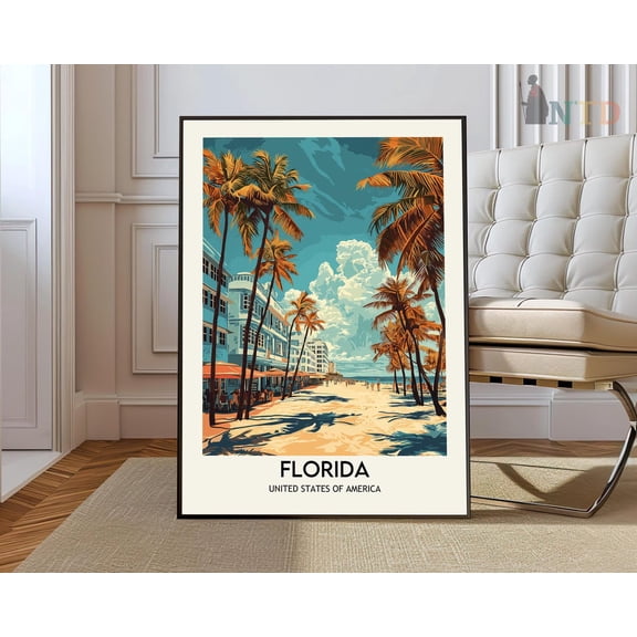 Florida USA Poster Unframed Paper Print
