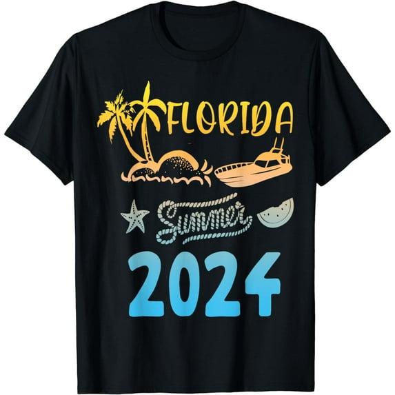 Florida Vacation 2024 Beach Trip Reunion Family Matching T-Shirt