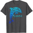 thumbnail image 1 of Florida Vacation Vintage Retro Dolphin Softstyle Unisex T-Shirt, 1 of 5