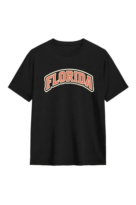 Florida Vintage Graphic Tee for Men and Women, Humorous Road Trip Cotton Short Sleeves T-Shirt