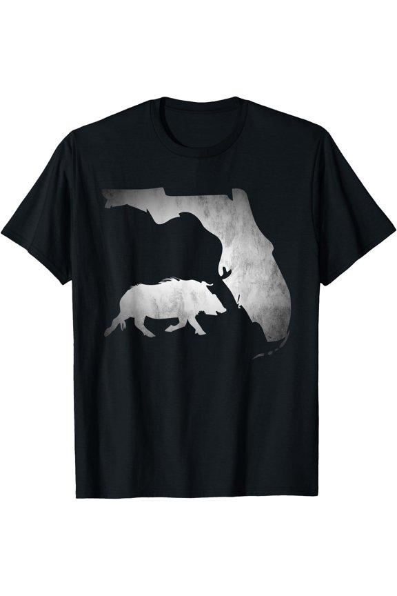 Florida Wild Hog Pig Hunting T-Shirt, Unisex T-Shirt