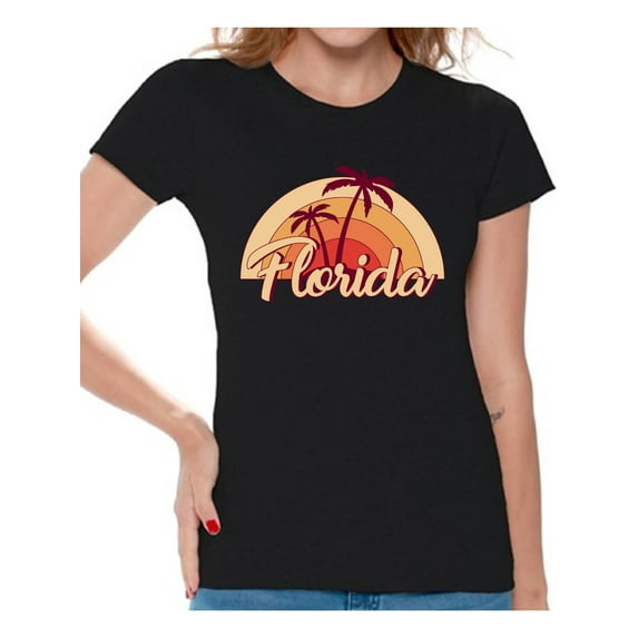 Florida Woman Shirt - Short Sleeve - Graphic Novelty Souvenir - FL State USA Gift