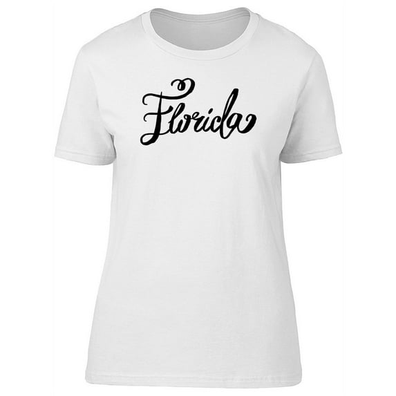 Florida. Word Art T-Shirt Women -Image by Shutterstock, Female x-Large