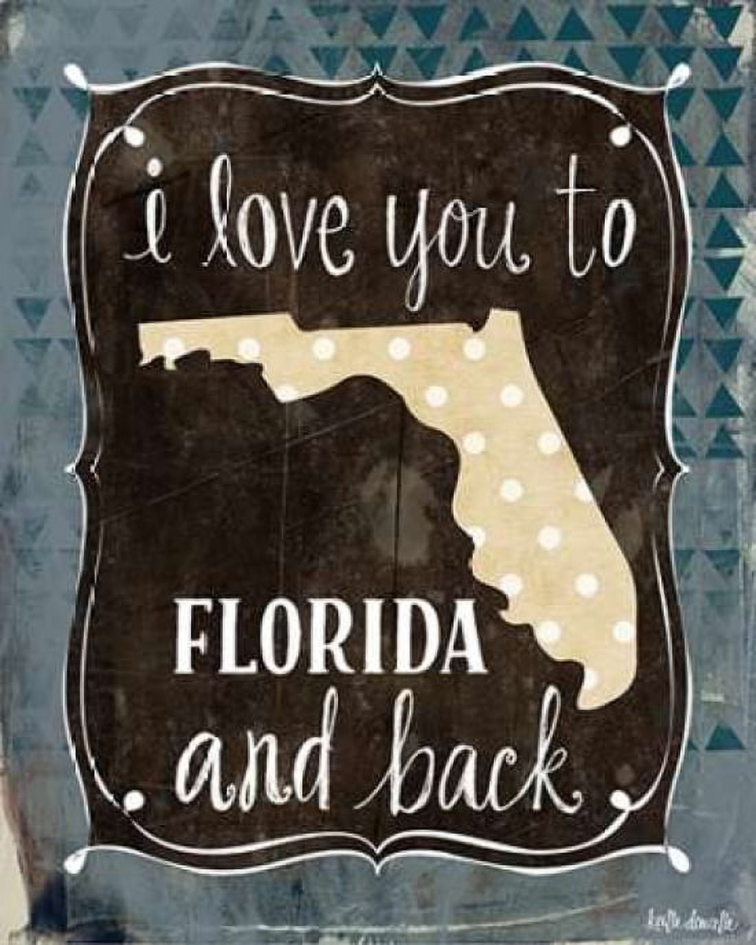 Florida and Back Canvas Art - Katie Doucette (24 x 30)