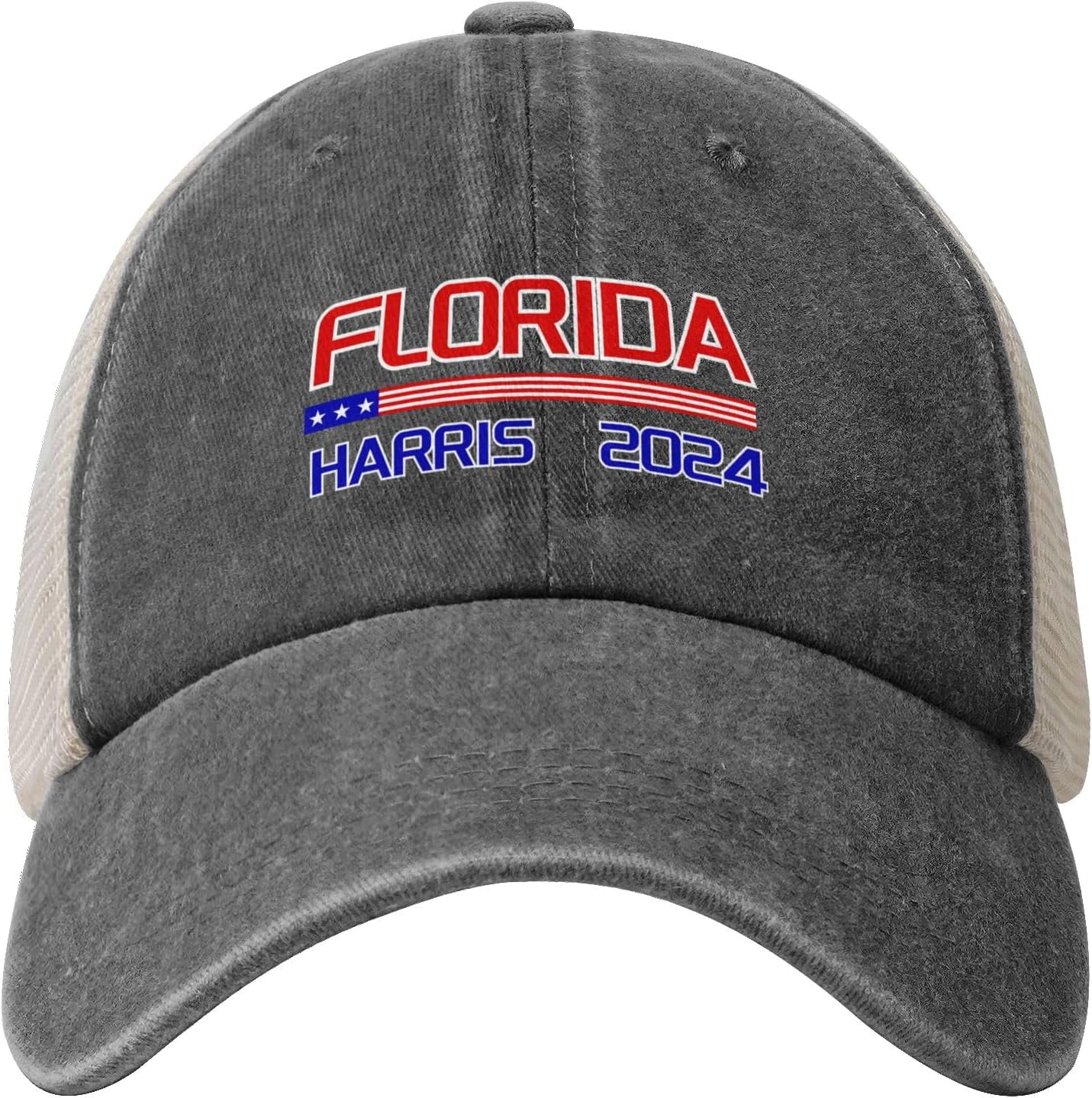 Florida for Harris 2024 Baseball Cap Mesh Back Sun Support Kamala