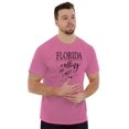 thumbnail image 1 of Florida is Calling and I Must Go Women's Graphic T Shirt Tees Brisco Brands M, 1 of 6