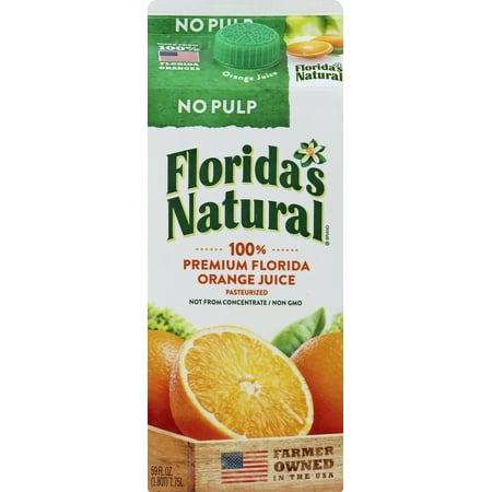 Florida's Natural No Pulp Orange Juice, 59 Fl. Oz.
