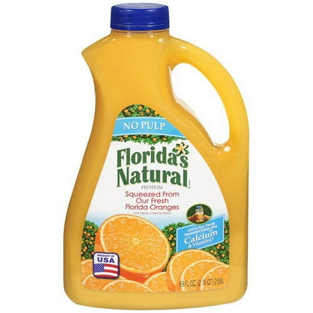 Florida's Natural No Pulp Orange Juice , 89 Fl. Oz.