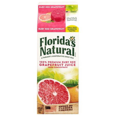 Florida's Natural Ruby Red Grapefruit Juice 52 oz