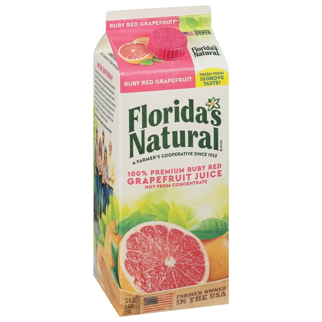 Florida's Natural Ruby Red Grapefruit Juice 52 oz