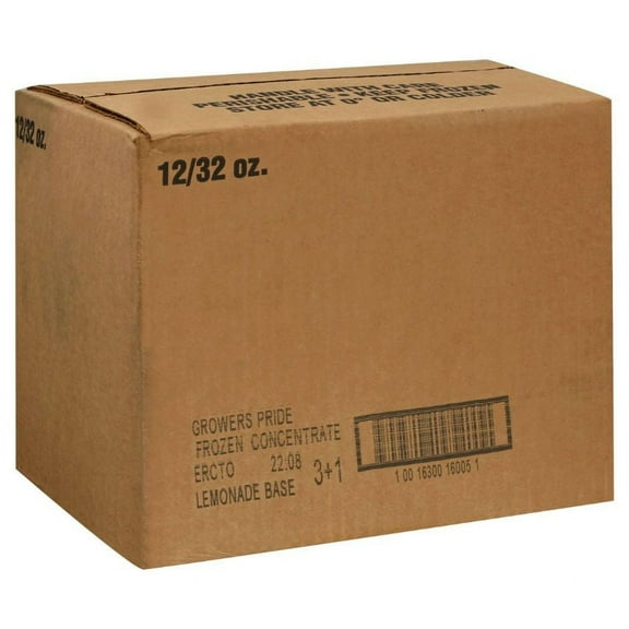 Floridas Natural Growers Pride 3 Plus 1 Ratio Concentrate Lemonade Base, 32 Fluid Ounce -12 per Case