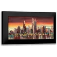 thumbnail image 1 of Florio, Luigi 14x9 Black Modern Framed Museum Art Print Titled - Sera su New York, 1 of 5