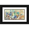 thumbnail image 1 of Florio, Luigi 18x11 Black Ornate Wood Framed with Double Matting Museum Art Print Titled - Campo di fiori in Primavera I (detail), 1 of 4