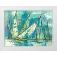 thumbnail image 1 of Florio, Luigi 24x19 White Modern Wood Framed Museum Art Print Titled - Vele acquamarina, 1 of 4
