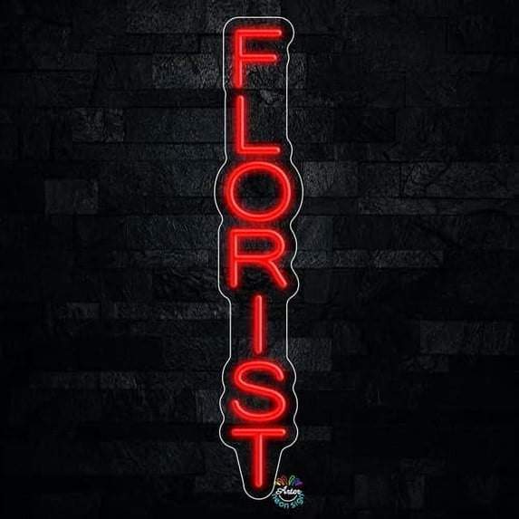 Florist LED Neon Sign 5"L x 27"H #32283
