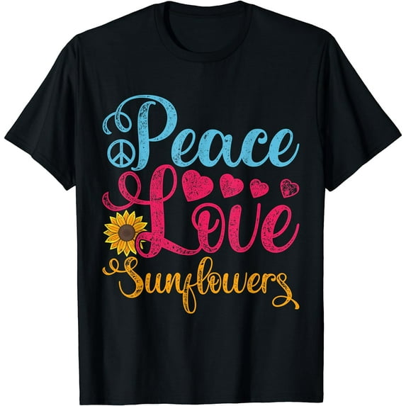 Florist Skull Bandana Yellow Flower Beautiful Sunflower T-Shirt Black Medium