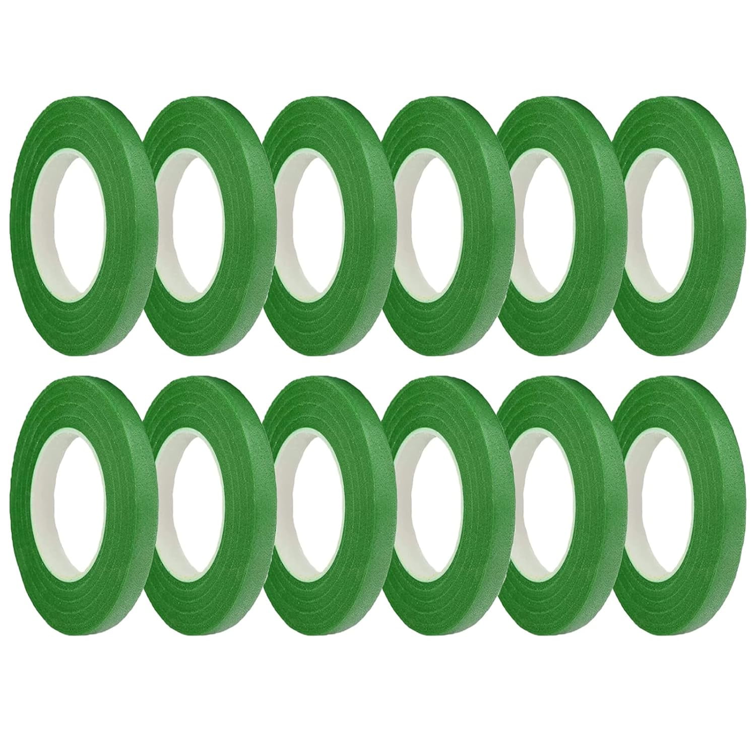 Florist Tape,12 Rolls Floral Tape Flower Tape Floral Stem Wrap Tape Bouquet Tape 90 Feet/Roll