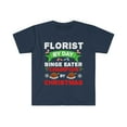 thumbnail image 1 of Florist by day Binge Eater by Christmas Xmas Unisex T-shirt S-3XL, 1 of 2