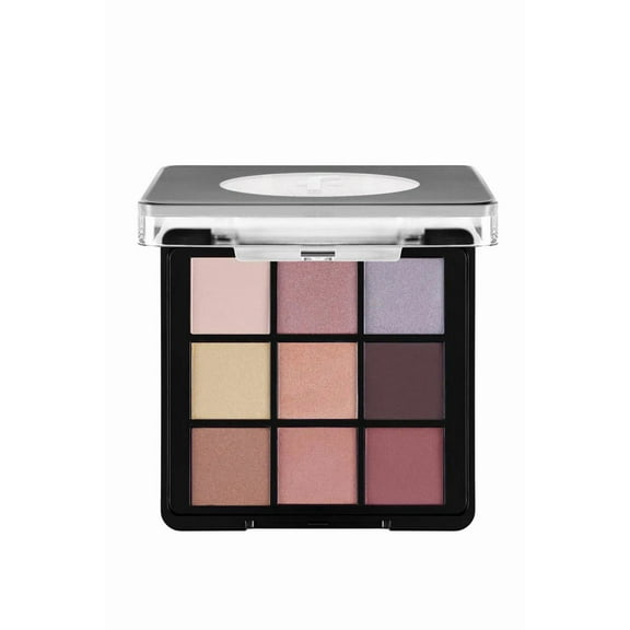 Flormar 9-pack Compact Eyeshadow Palette with Creamy Texture & Matte Finish/Shimmer 9g - 001 Fallen Angel