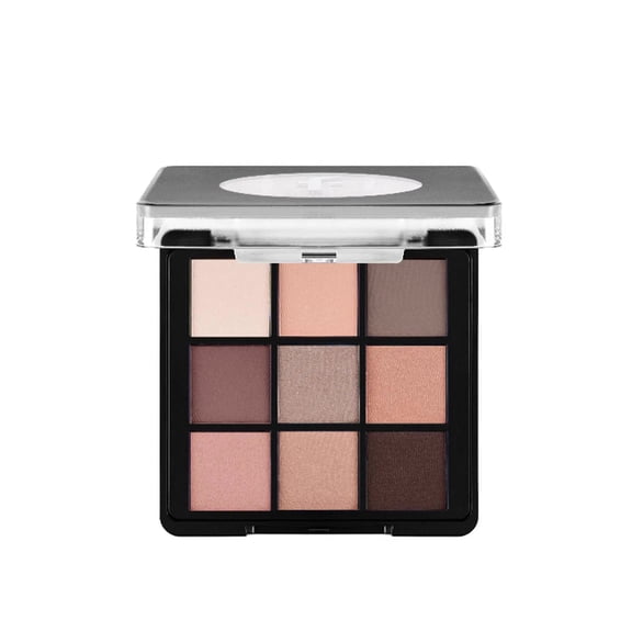 Flormar 9-pack Compact Eyeshadow Palette with Creamy Texture & Matte Finish/Shimmer 9g - 005 Nude