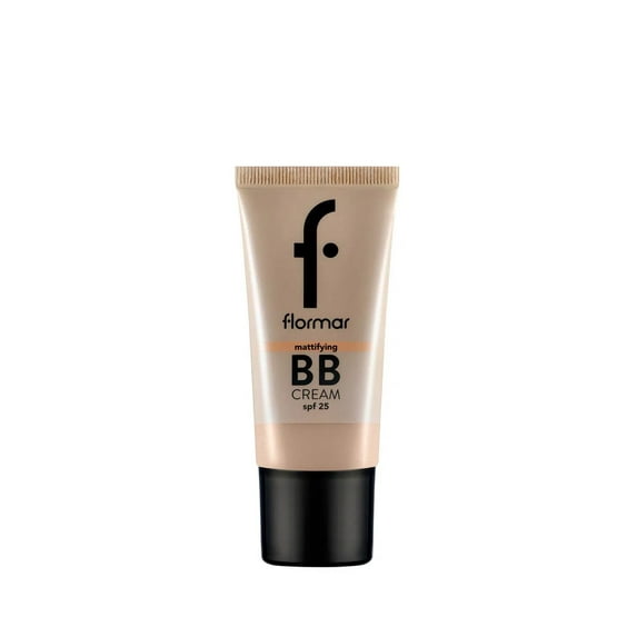 Flormar Anti-Shine SPF25 Matte Finish BB Cream for Oily & Combination Skin 35ml - 002 Fair/Light