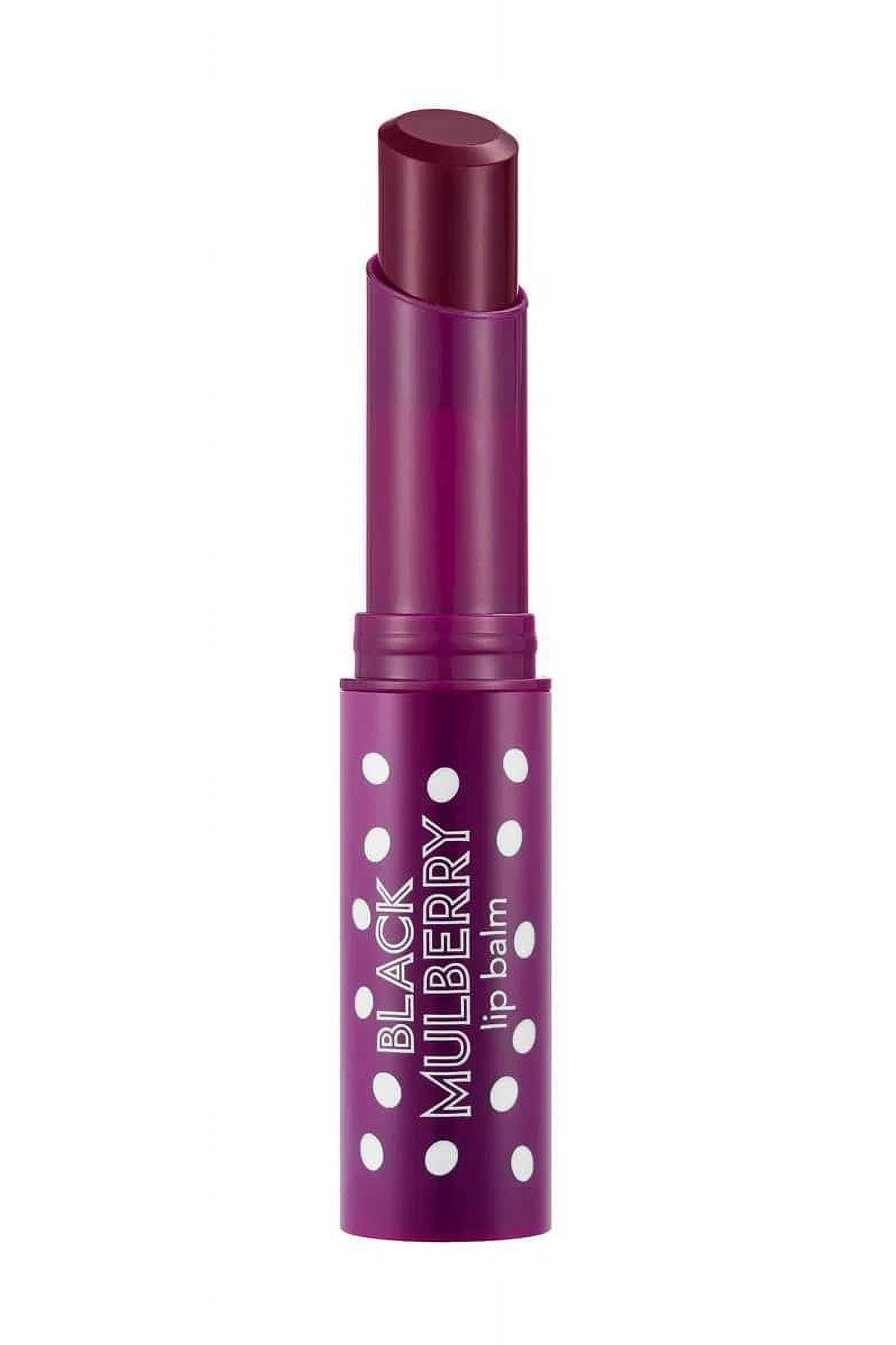 Flormar Blackberry Flavored Coloring & Nourishing Lip Balm 3g - 002 Black Mulberry