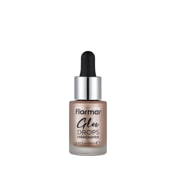 Flormar Glow Drops Natural Mineral Dropper Liquid Illuminator 14ml - 001 Moon Glow