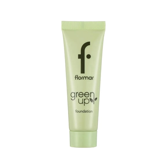 Flormar Green Up Vegan Foundation with Creamy Texture & Semi-Matte Finish 30ml - 003 Ivory Nude