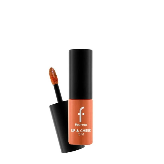 Flormar Lip & Cheek Tint - Matte and Lasting Water Based Liquid Lip/Cheek Tint - 003 Apricot Marmalade