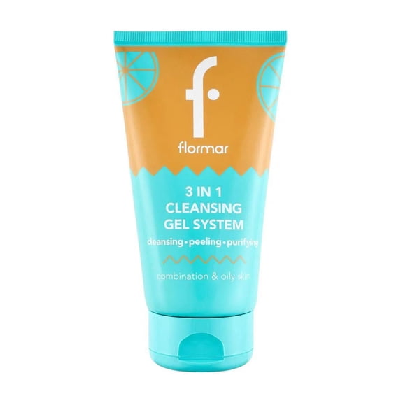 Flormar Peeling/Facial Cleansing Gel with Citrus Extracts for Combination & Oily Skin 150ml