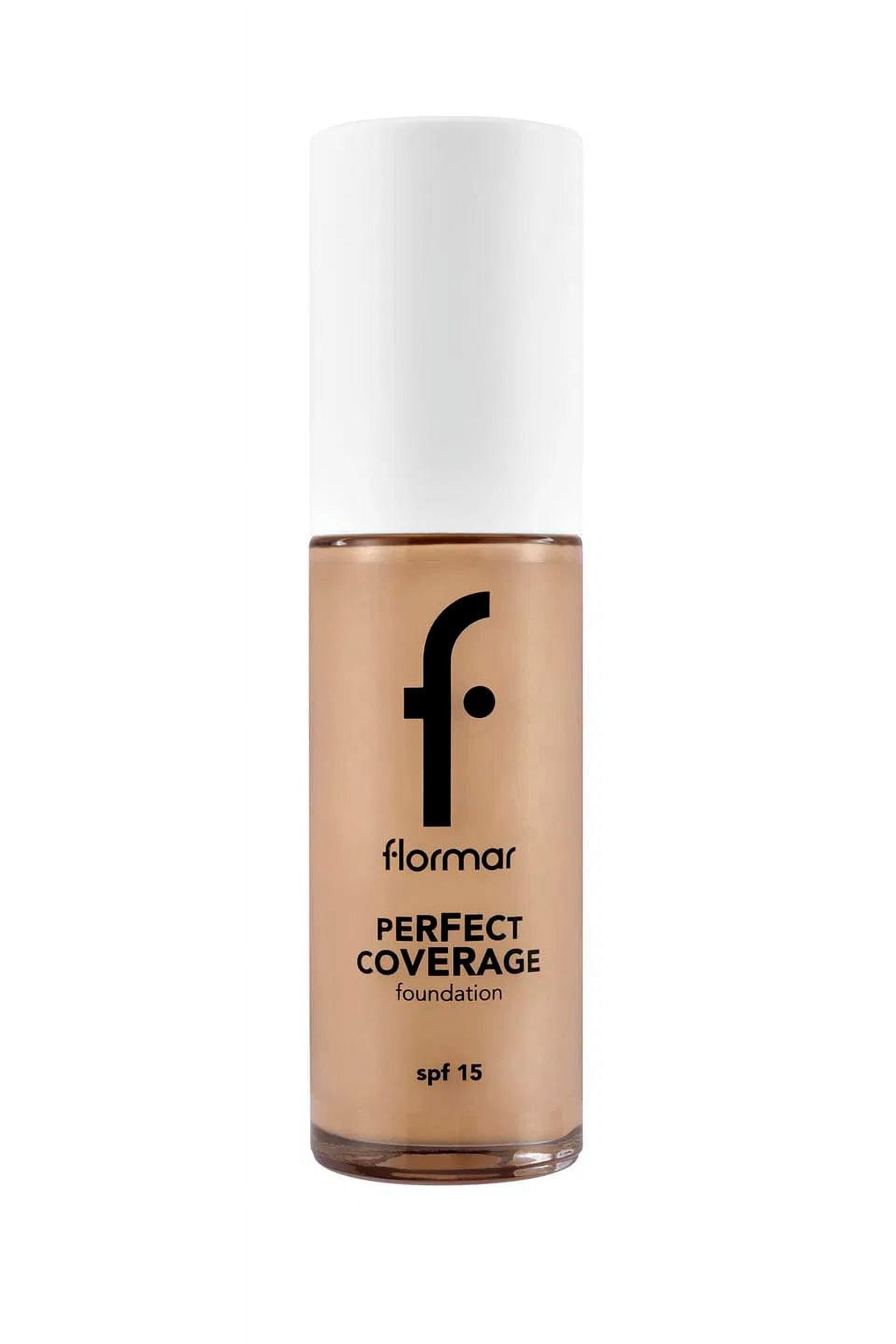 Flormar Perfect Coverage Highly Pigmented & Semi-gloss Finish SPF15 Foundation 30ml - 108 Honey