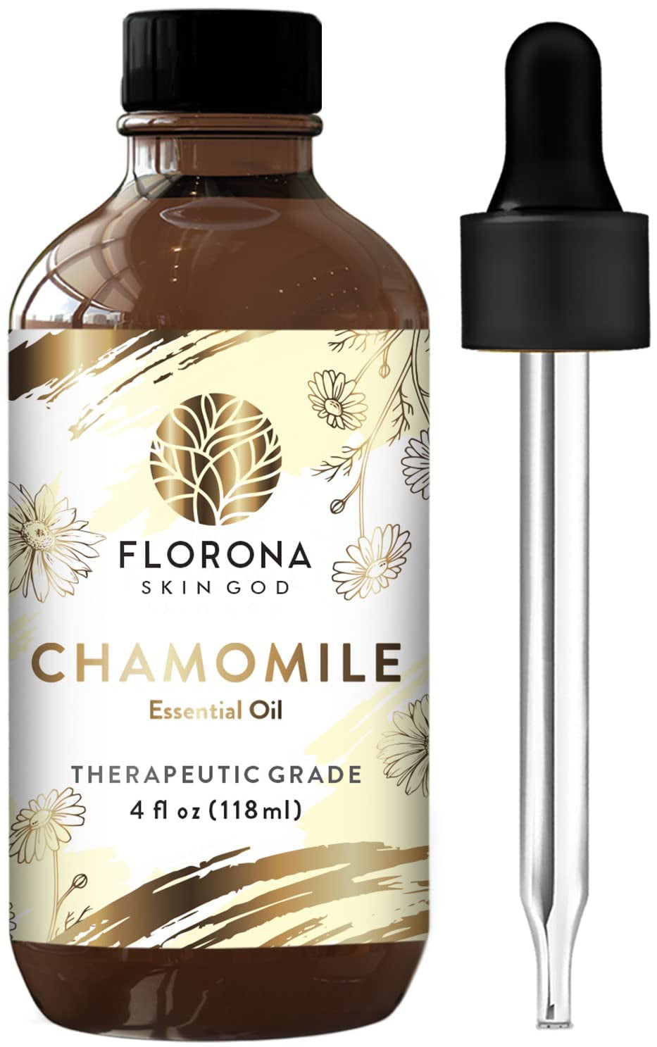 Florona Vanilla Premium Grade Essential Oil - 4 fl oz, for Hair, Skin