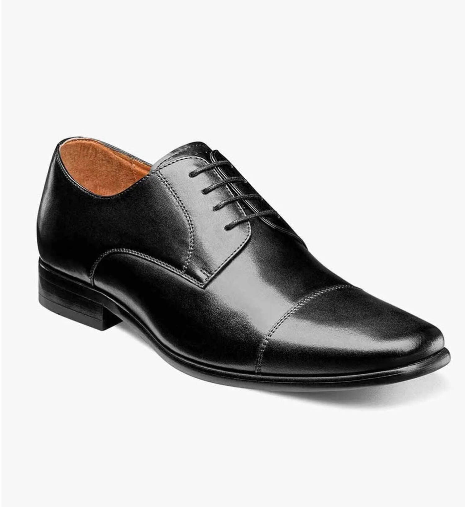 Florsheim Men\'s Classic Black Leather Midtown Wingtip Oxford Shoes Size 10.5D Florsheim Men main image 2
