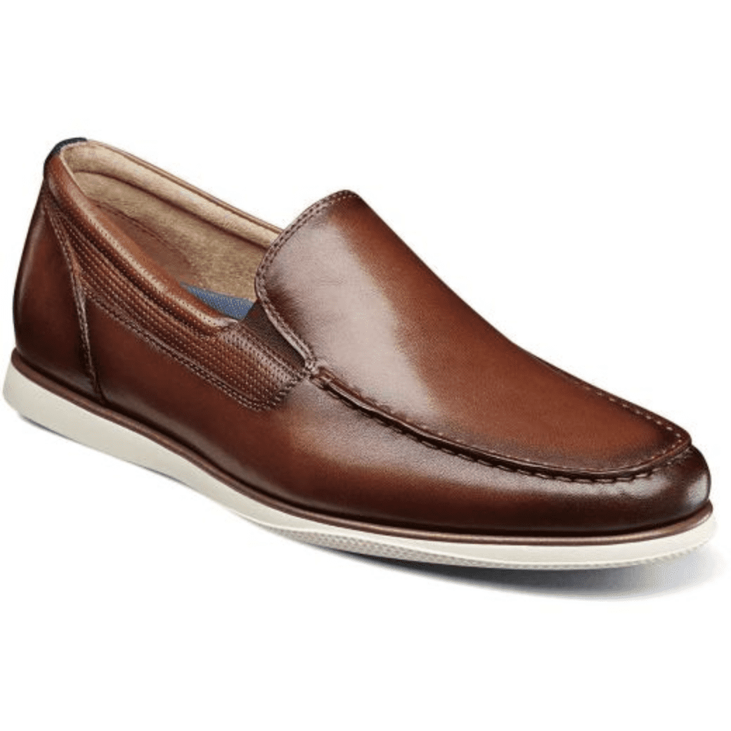 Florsheim Atlantic Moc Toe Venetian Slip On Shoes Cognac 13316 221 Walmart