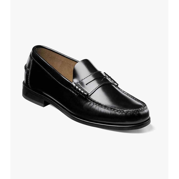 Florsheim Berkley Men's Moc Toe Penny Loafer, Black, 16 3E