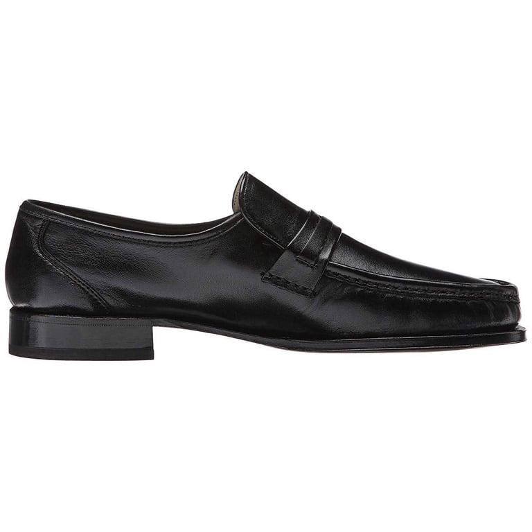 FLORSHEIM COMO MOC LOAFERS BLACK LEATHER MEN\'S SIZE 13 D Florsheim Como Moc Toe Strap Loafer Black 17116-01 13 D  main image 3