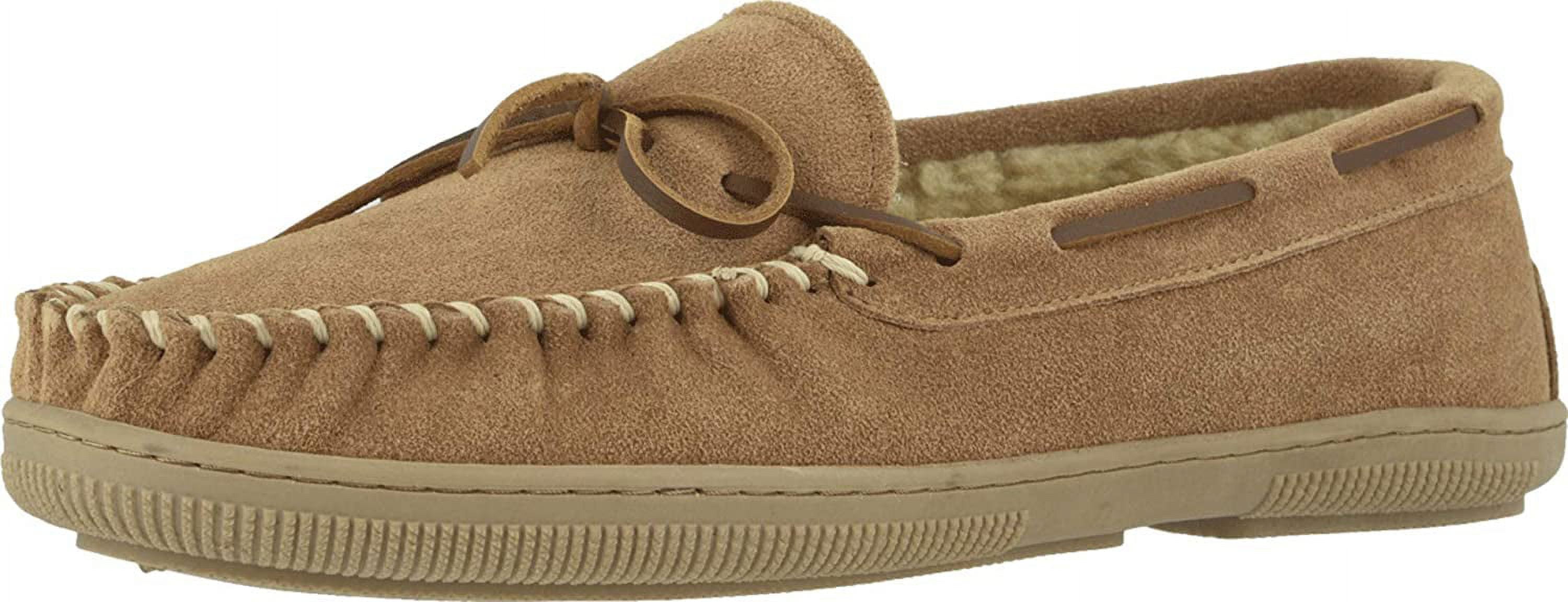 NEW FLORSHEIM men\'s cozy moc toe tie slipper in sand Florsheim Suede Slippers Moccasin for Men for sale | eBay main image 4