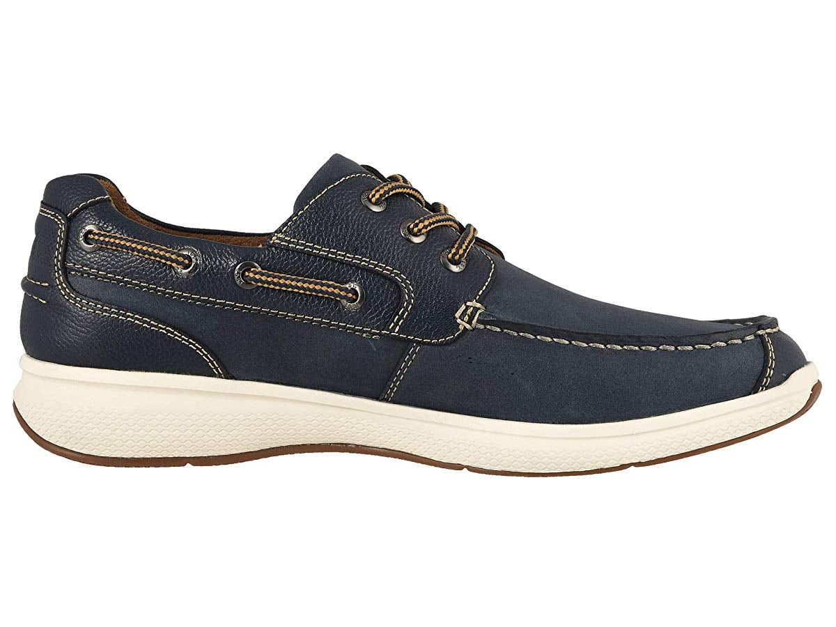 Florsheim Great Lakes Moc Toe Oxford Indigo Smooth w Milled
