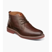 Florsheim Norwalk Plain Toe Mens Chukka Boot, Brown Crazy Horse, 11 W