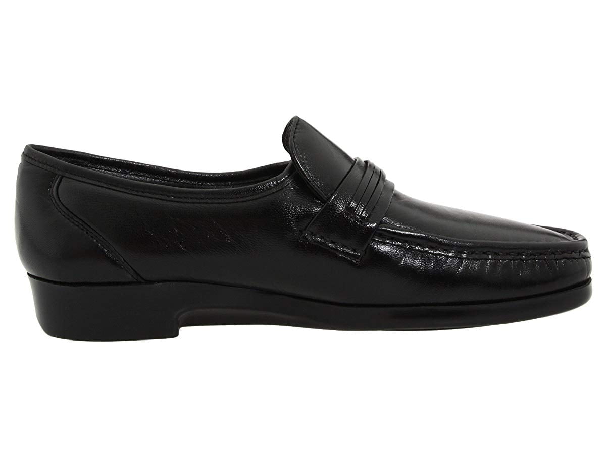 Men\'s Florsheim Riva Slip-On 17088-01 Black Leather 9 3E Riva Moc Slip 1708801 Black– La Favorita main image 4