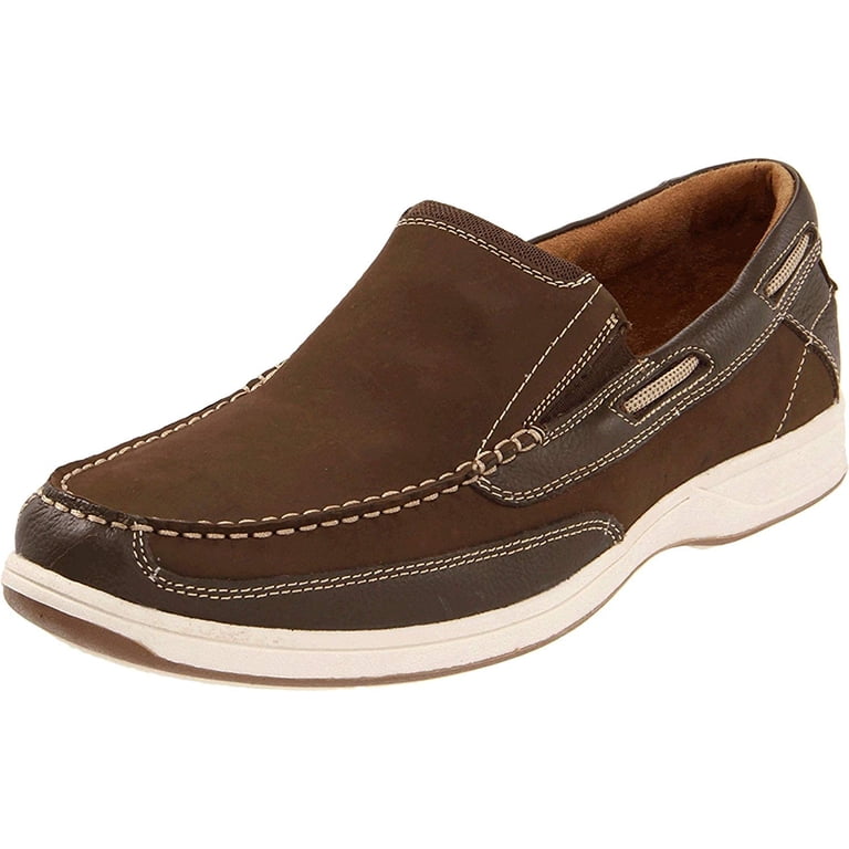 Florsheim Mens, Lakeside Casual Slip On 10.5 Brown Nubuck  display picture 3